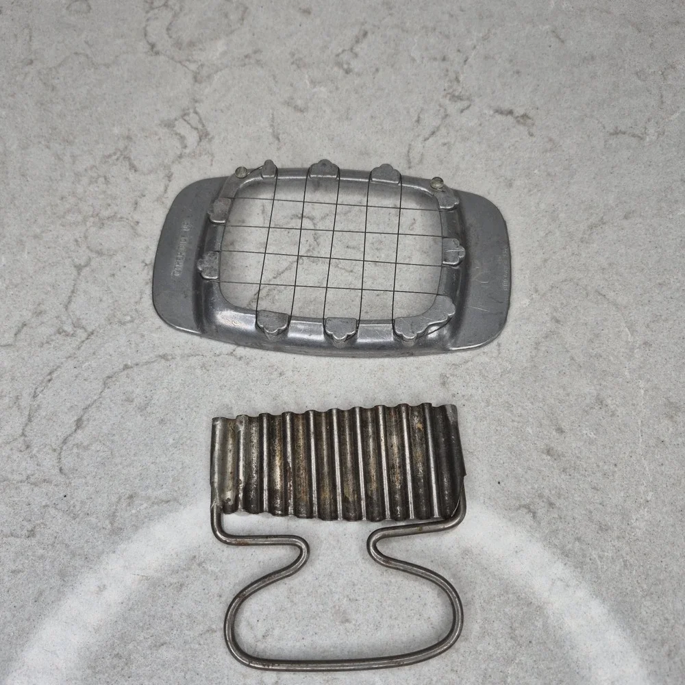 Vintage Presto Aluminum French Fry‎ Cutter & Crinkle Cutter